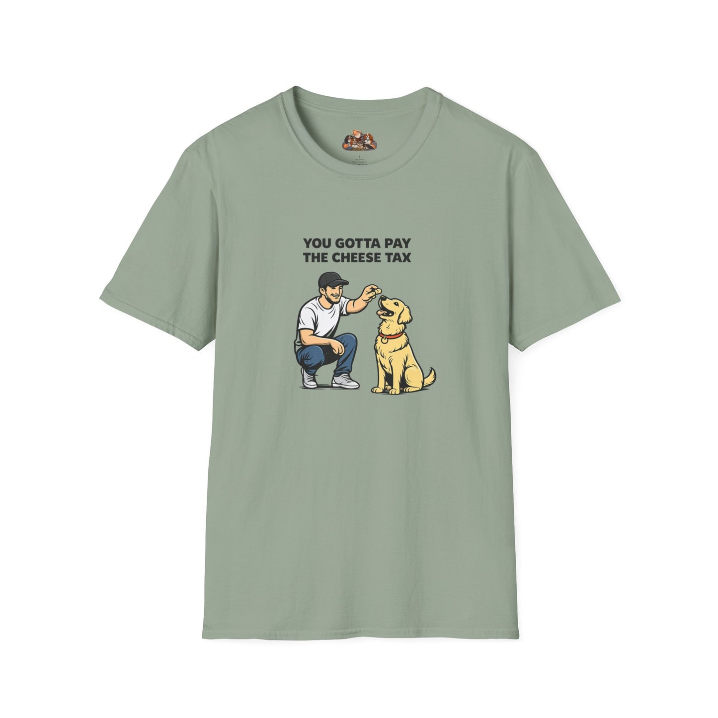 You Gotta Pay The Cheese Tax  —  Soft-Color Minimalist Family Collection For Adult Dog Lovers