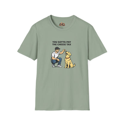 You Gotta Pay The Cheese Tax  —  Soft-Color Minimalist Family Collection For Adult Dog Lovers
