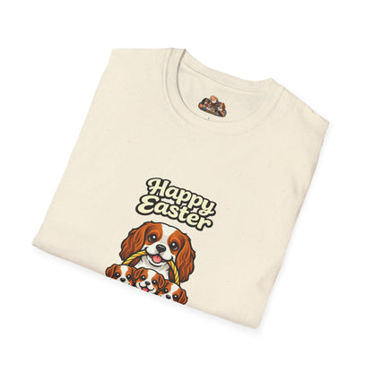 Cavalier King Charles Spaniel Family "Happy Easter"
