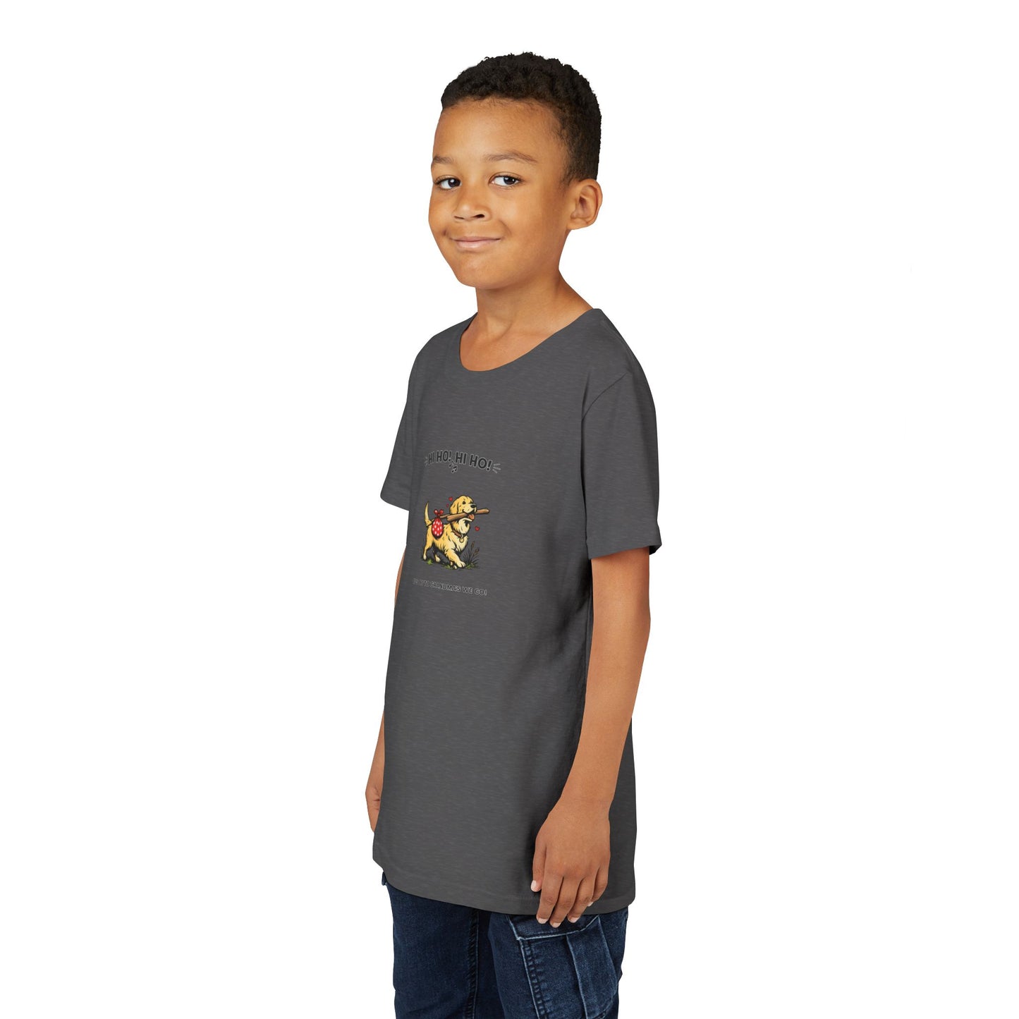 Hi Ho! Hi Ho! It's Off To Grandma's We Go!-- Youth Dog Lover Tee