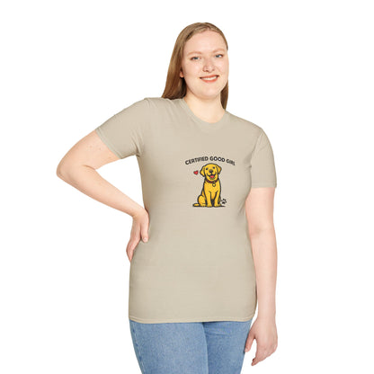 Certified Good Girl  —  Soft-Color Minimalist Family Collection For Adult Dog Lovers