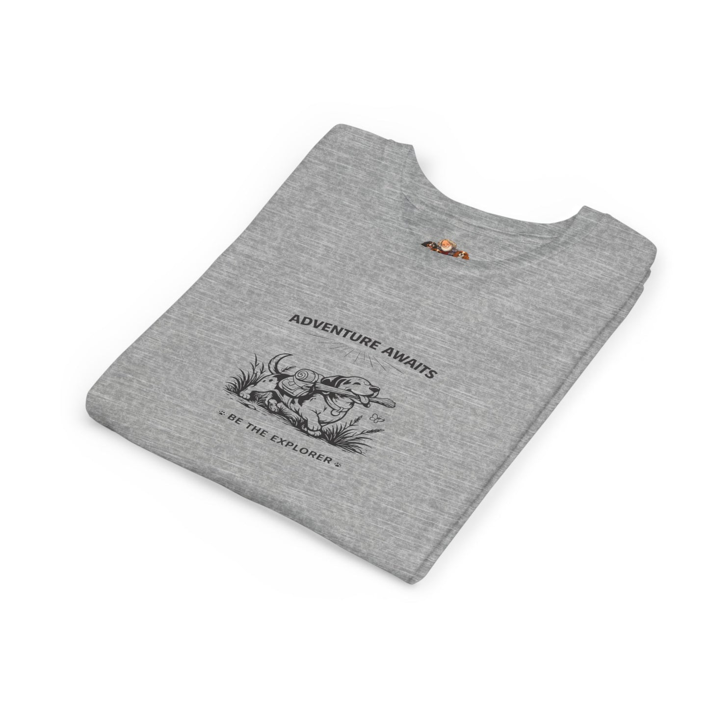 Adventure Awaits -- Youth Dog Lover Tee