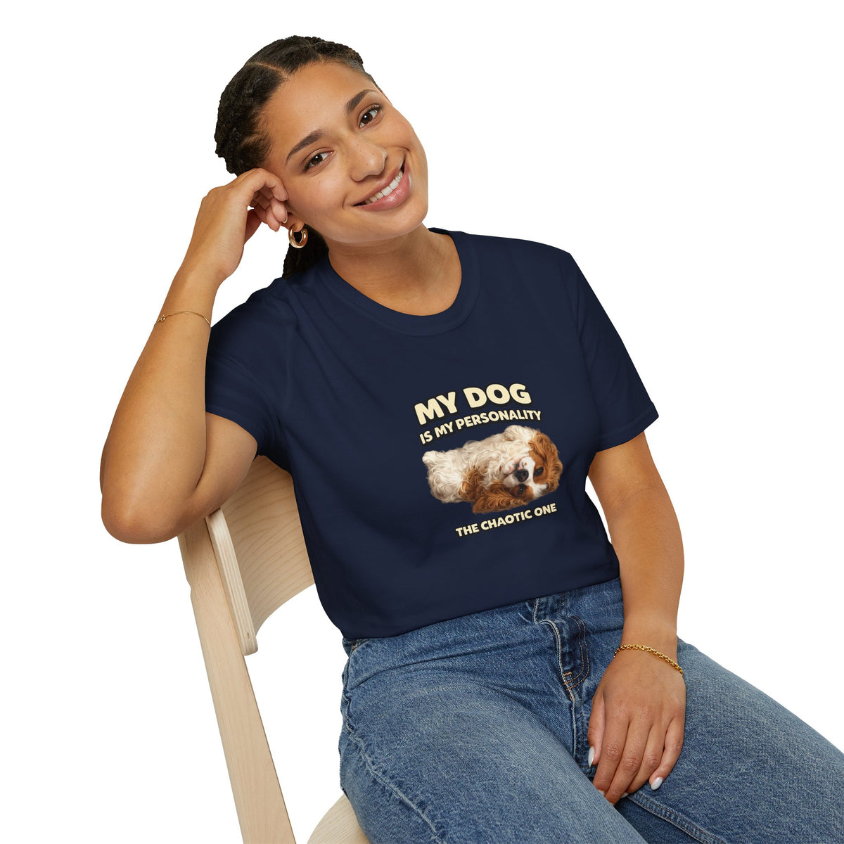 My Dog Is My Personality – "The Chaotic One" – Personalized Custom Dog Shirt