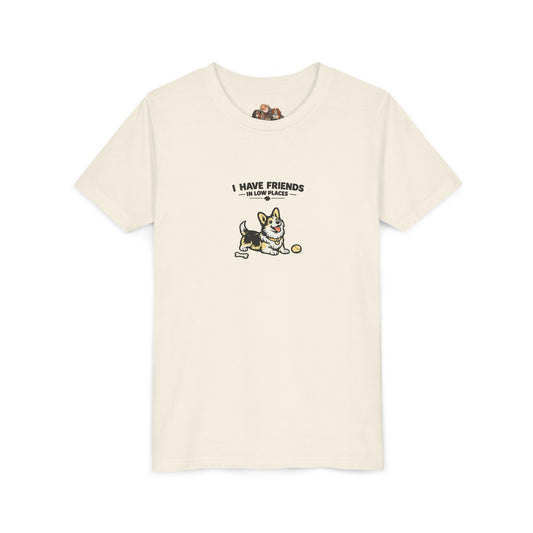 I Have Friends In Low Places -- Youth Dog Lover Tee