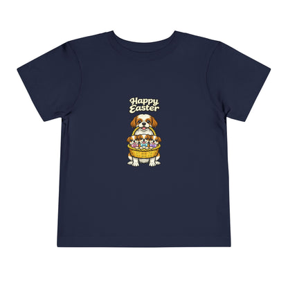 Shih Tzu Family Happy Easter -- Toddler Dog Lover Tee