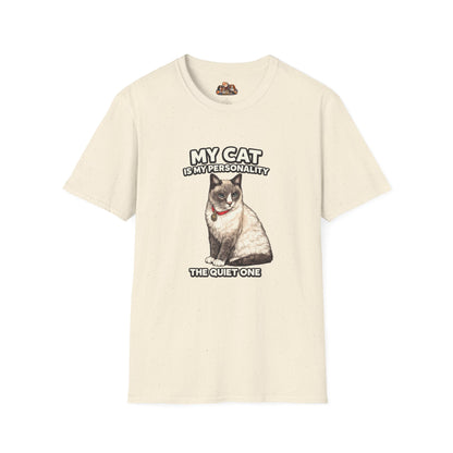My Cat Is My Personality – "The Quiet One" – Personalized Custom Cat Shirt
