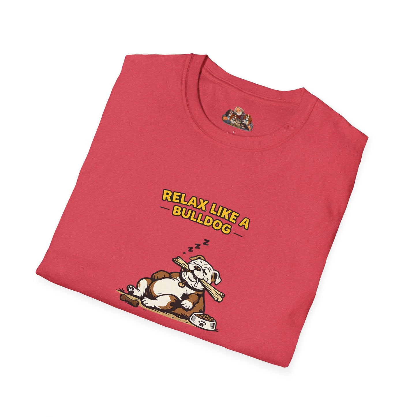 Relax Like A Bulldog  —  Soft-Color Minimalist Family Collection For Adult Dog Lovers
