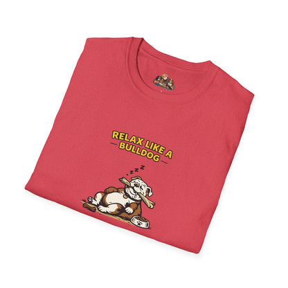 Relax Like A Bulldog  —  Soft-Color Minimalist Family Collection For Adult Dog Lovers