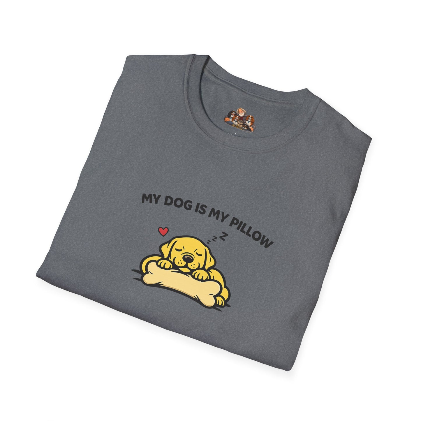 My Dog Is My Pillow  —  Soft-Color Minimalist Family Collection For Adult Dog Lovers