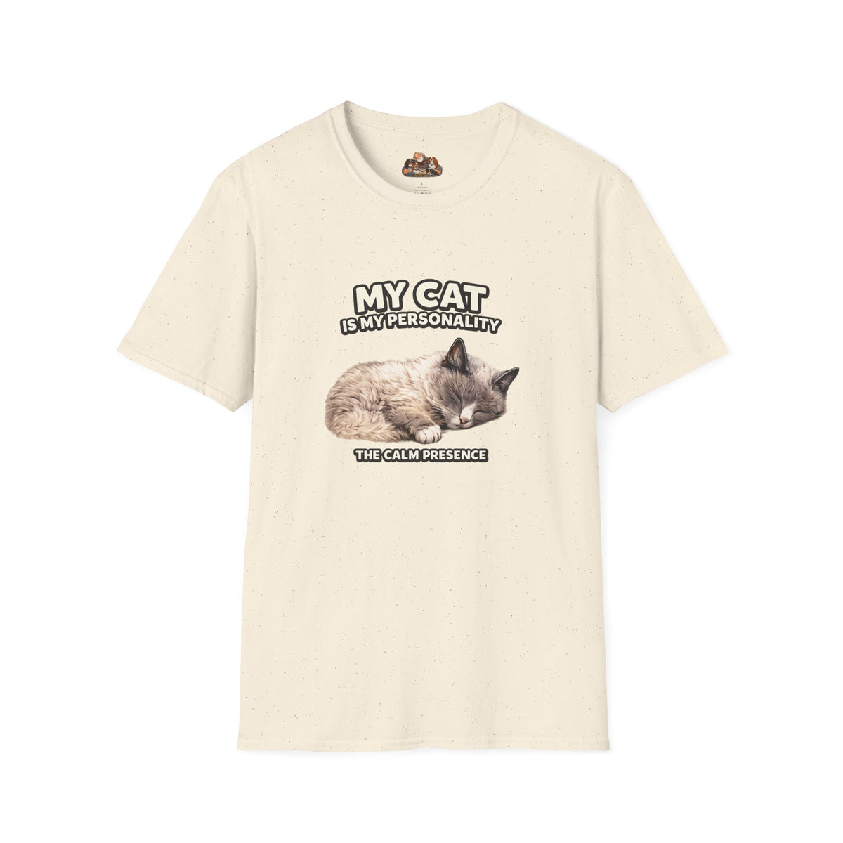 My Cat Is My Personality – "The Calm Presence" – Personalized Custom Cat Shirt