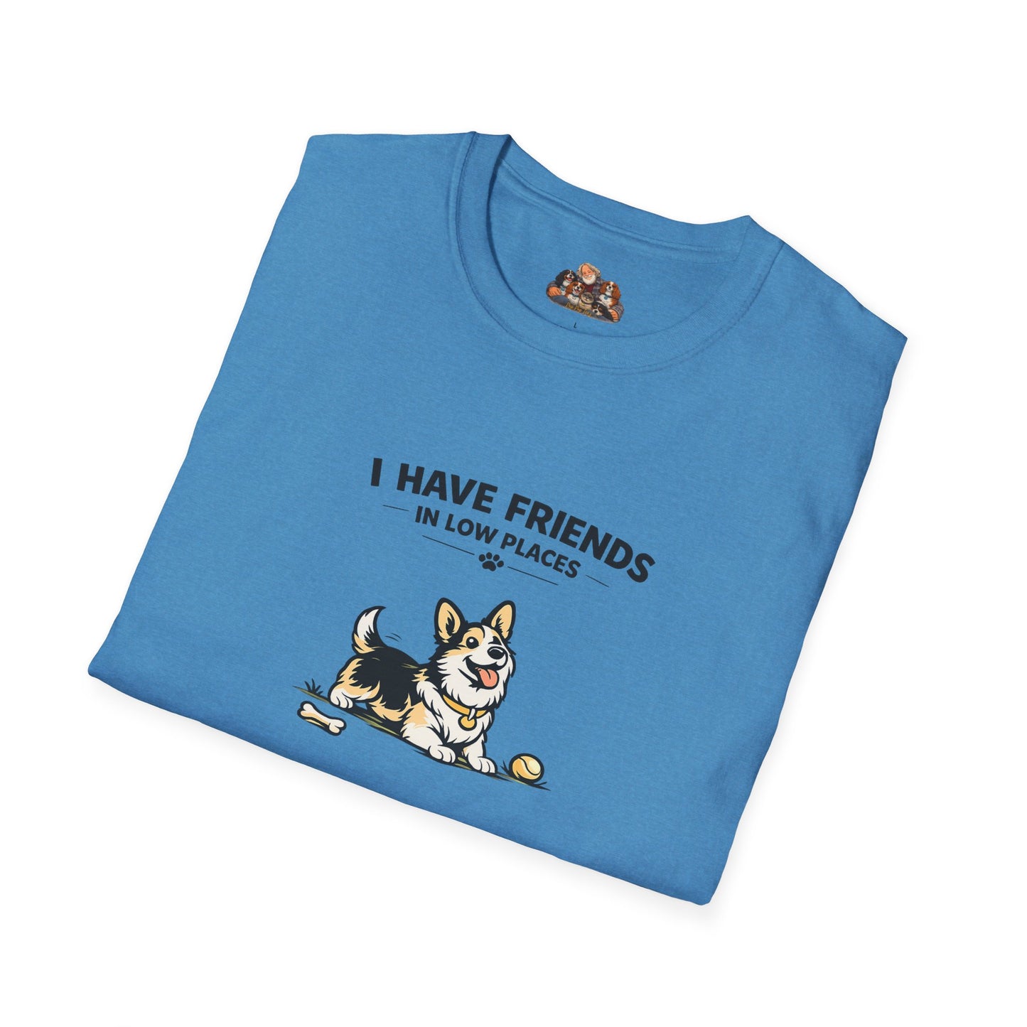 I Have Friends In Low Places  —  Soft-Color Minimalist Family Collection For Adult Dog Lovers