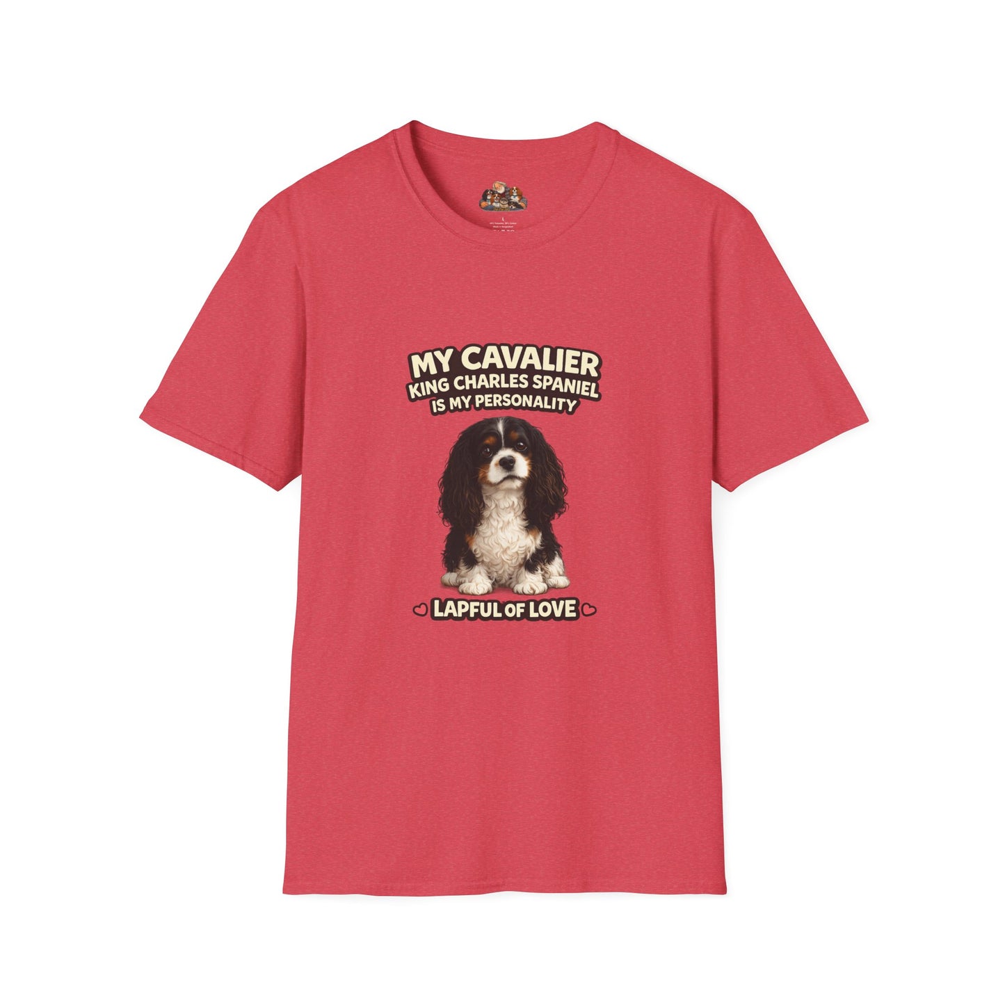 My Cavalier King Charles Spaniel Is My Personality – Lapful Of Love– Personalized Dog Breed Tee