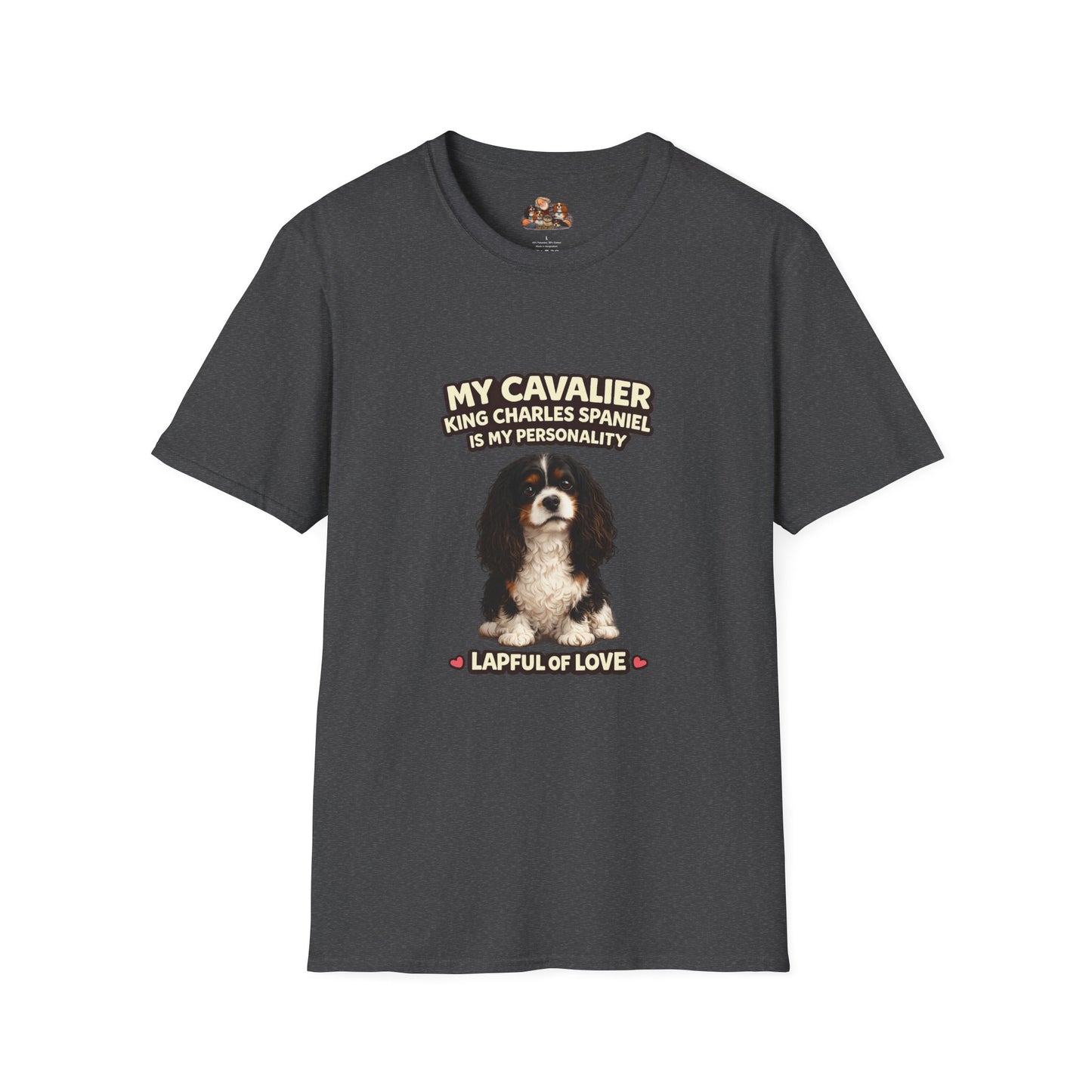 My Cavalier King Charles Spaniel Is My Personality – Lapful Of Love– Personalized Dog Breed Tee