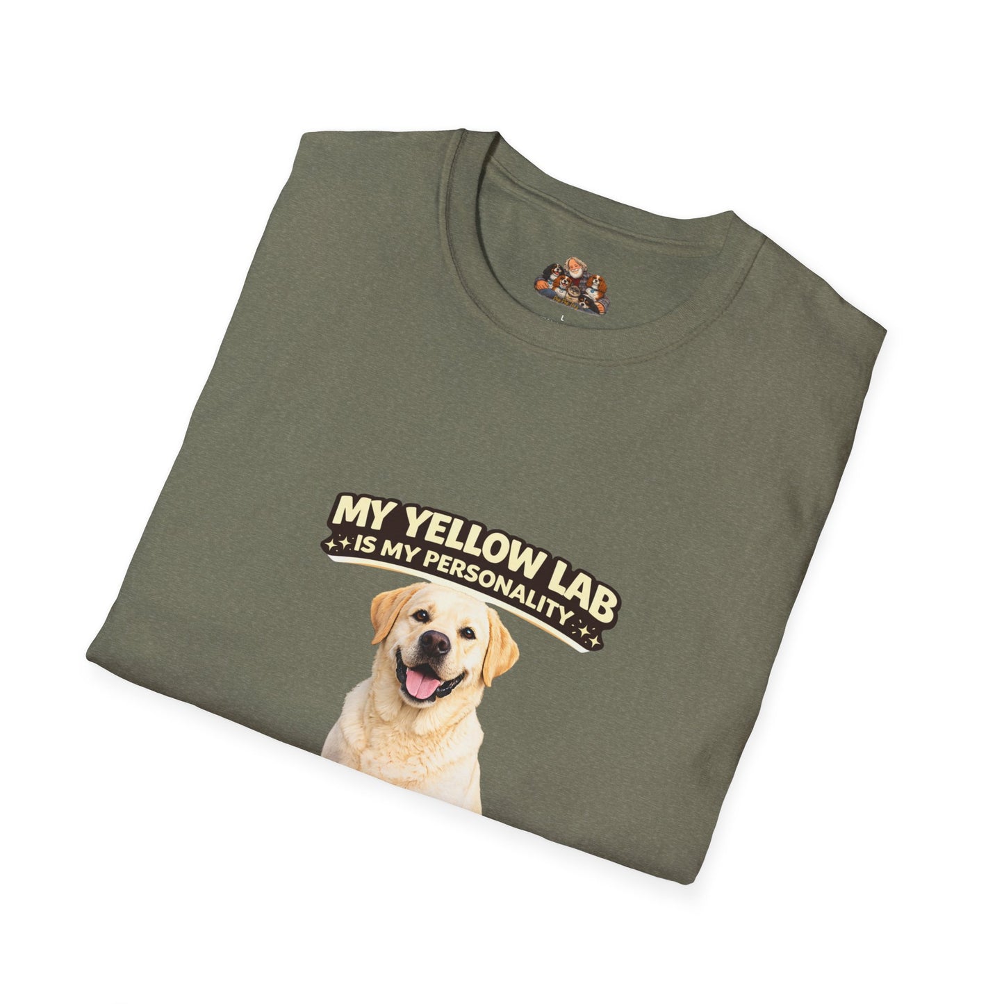 My Yellow Lab is My Personality – The Gentle Soul – Personalized Dog Breed Shirt