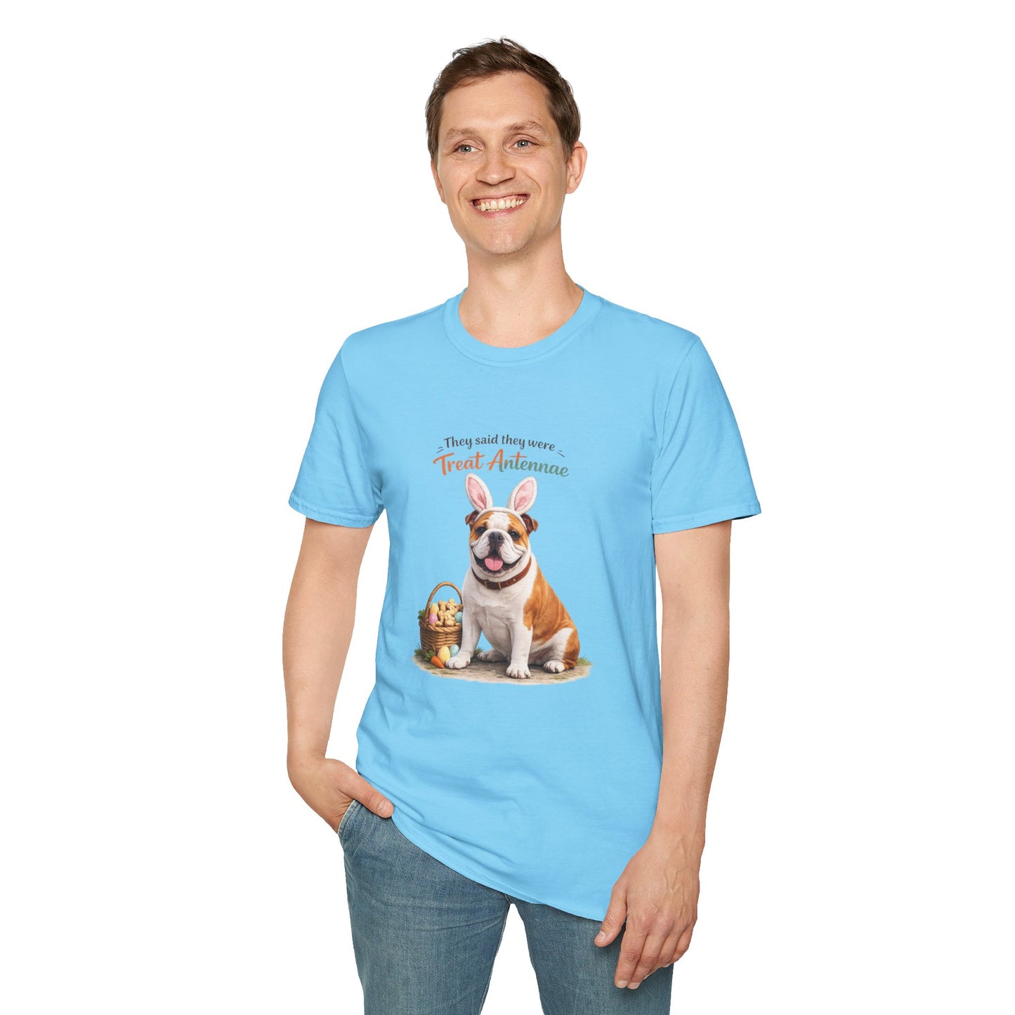 Bulldog Treat Antennae™ – Easter Bulldog Lover T-Shirt