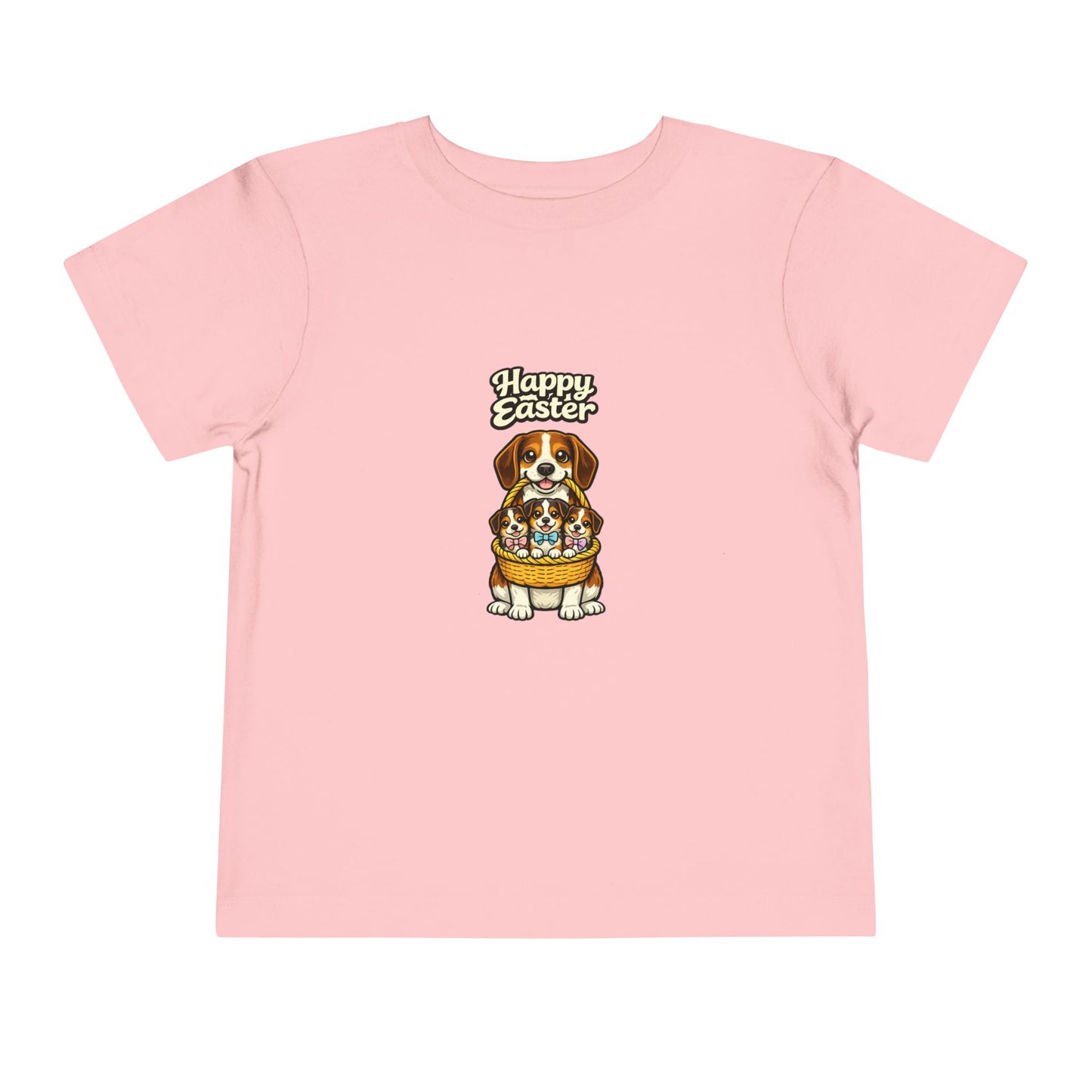 Beagle Family Happy Easter -- Toddler Dog Lover Tee