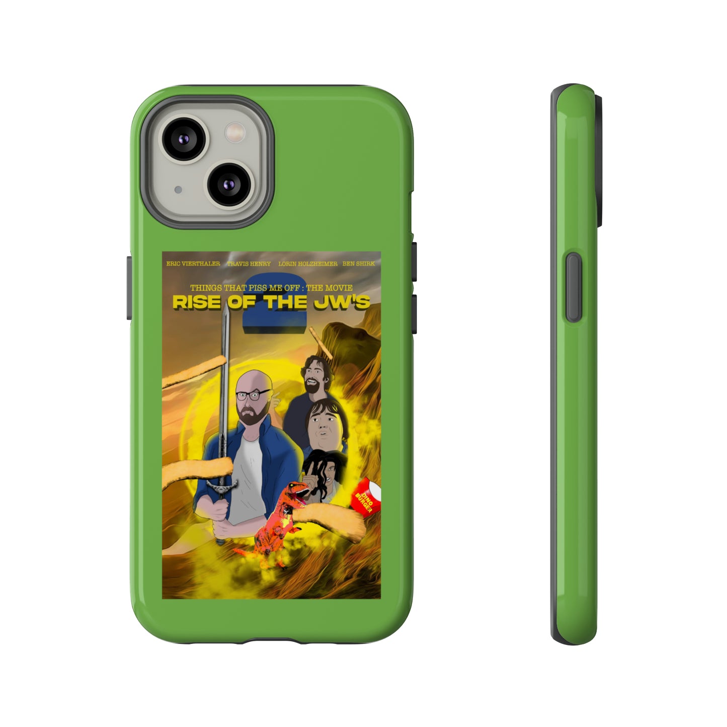 Rise Of The JW's Tough Phone Case (green)