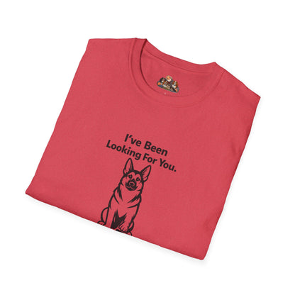 I've Been Looking For You  —  Black And White Minimalist Family Collection For Adult Dog Lovers