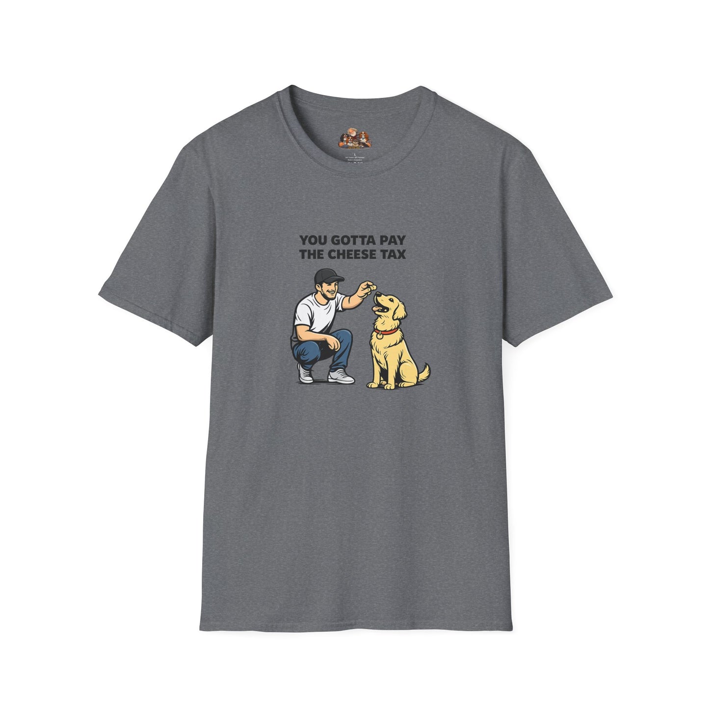 You Gotta Pay The Cheese Tax  —  Soft-Color Minimalist Family Collection For Adult Dog Lovers