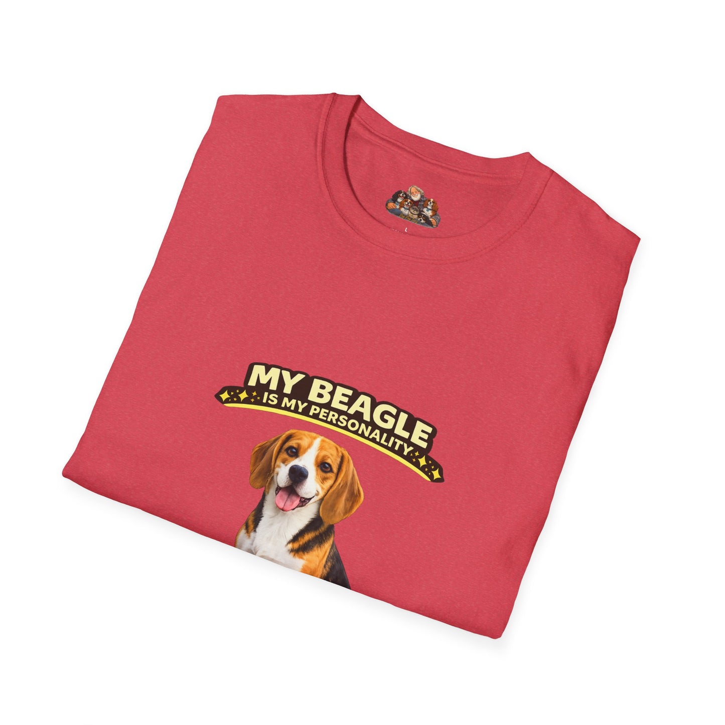 My Beagle Is My Personality – Born To Be Loud – Personalized Dog Tee