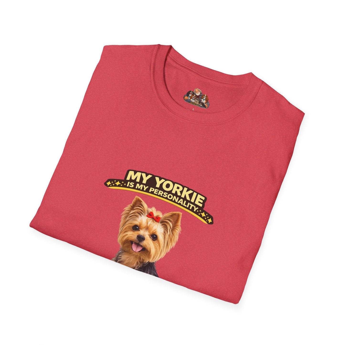 My Yorkie Is My Personality – Tiny C.E.O. – Personalized Dog Breed Tee