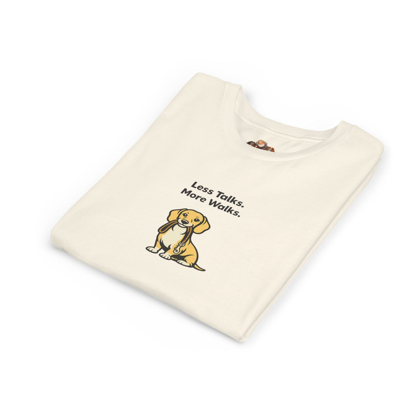Less Talks. More Walks. -- Youth Dog Lover Tee