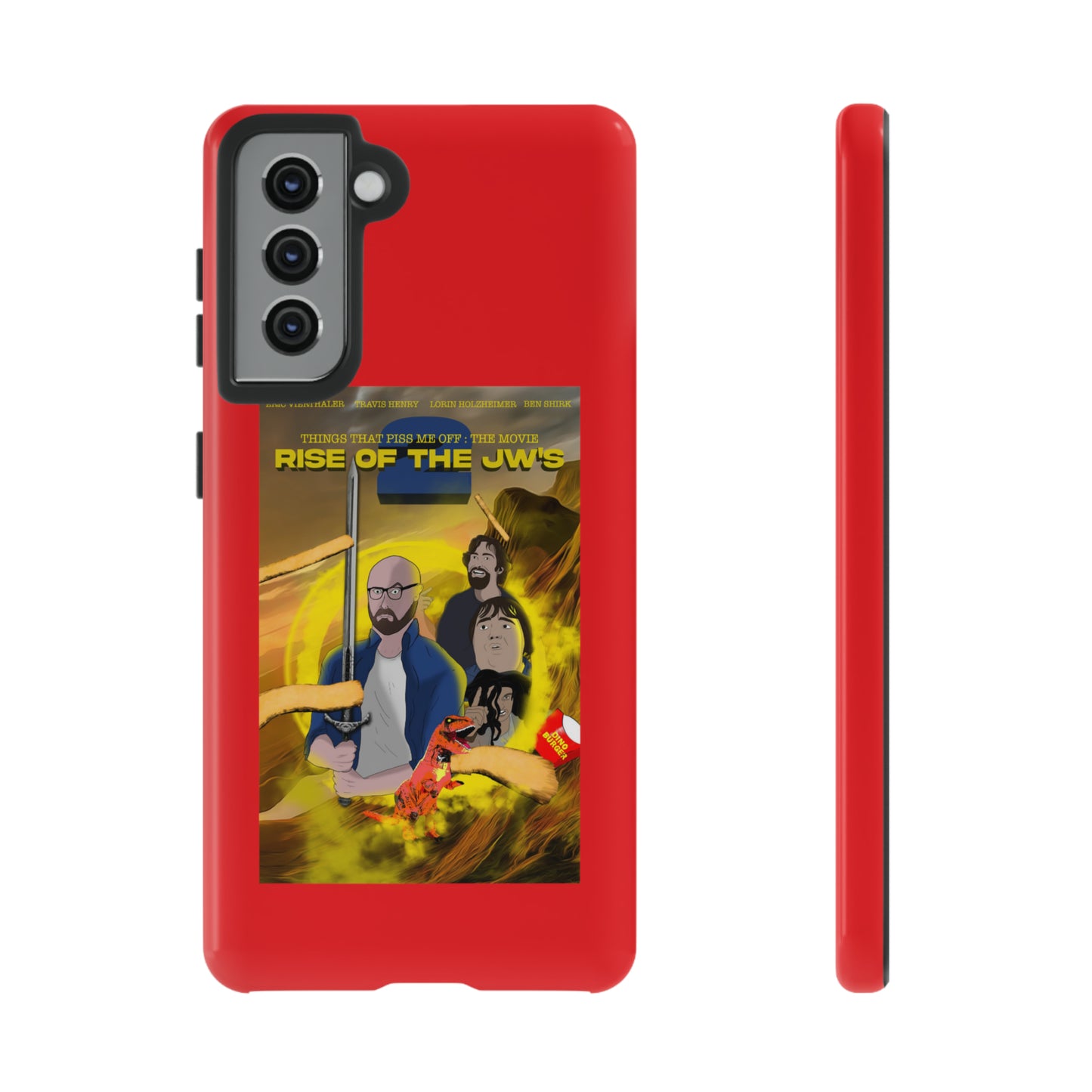 Rise Of The JW's Tough Phone Case (red)