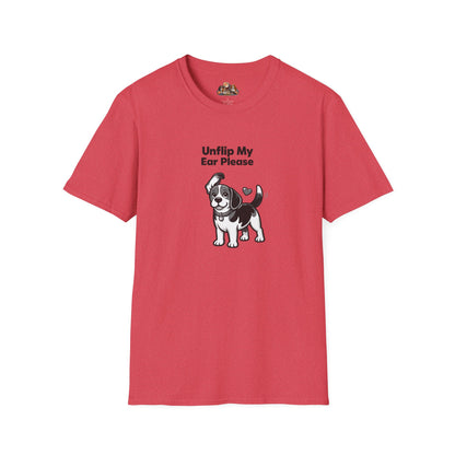 Unflip My Ear Please  —  Black And White Minimalist Family Collection For Adult Dog Lovers