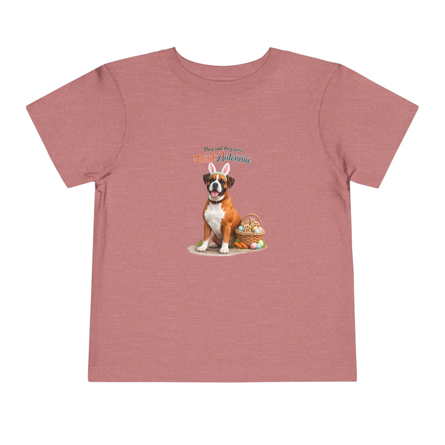 Boxer Treat Antennae™ -- Toddler Dog Lover Tee