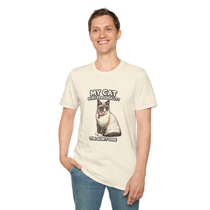 My Cat Is My Personality – "The Quiet One" – Personalized Custom Cat Shirt