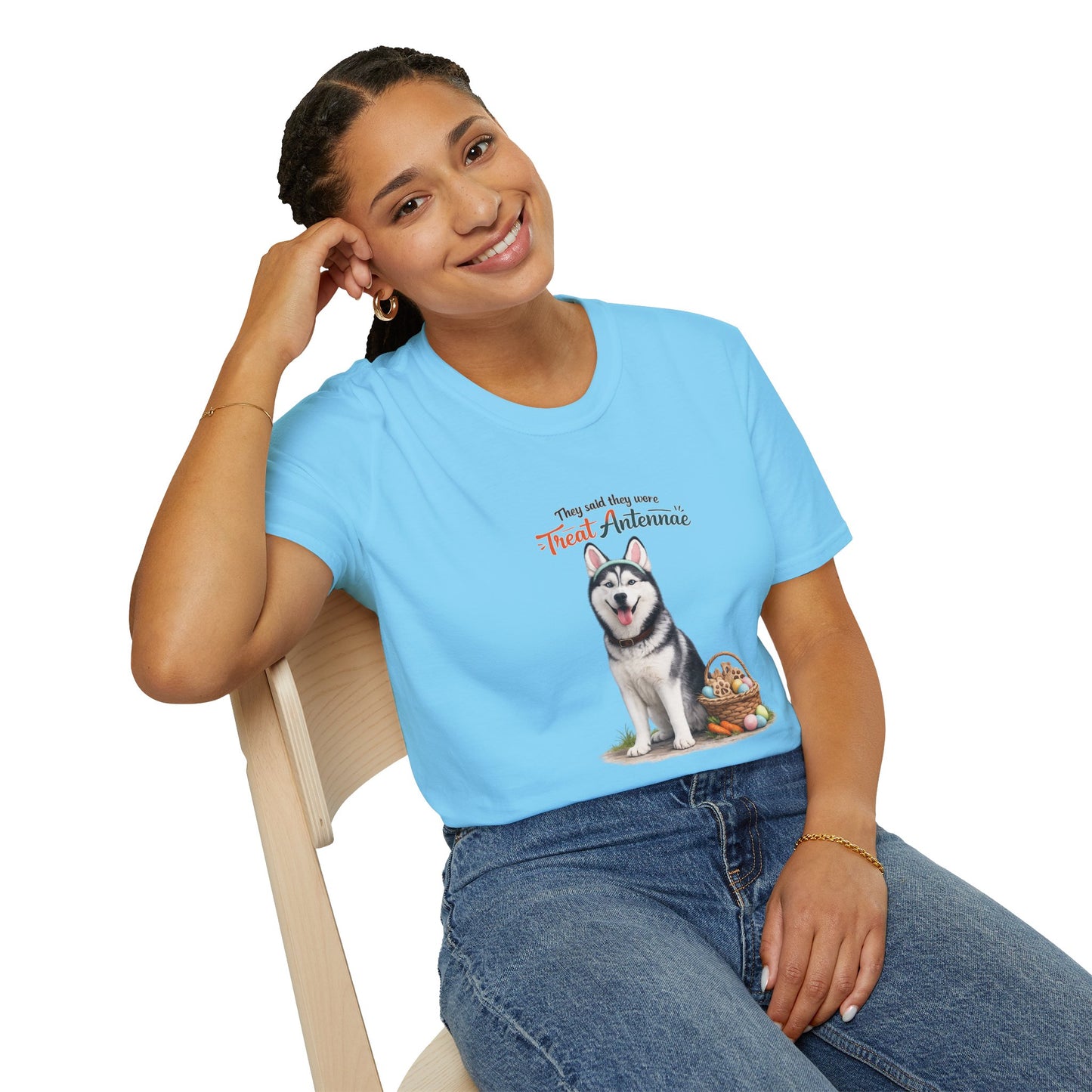 Husky Treat Antenna™ – Easter Dog Lover Tee