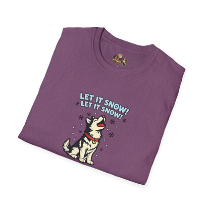 Let It Snow ! Let It Snow!  —  Soft-Color Minimalist Family Collection For Adult Dog Lovers