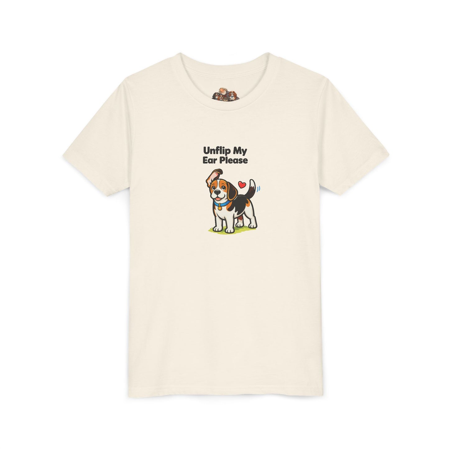 Unflip My Ear Please -- Youth Dog Lover Tee
