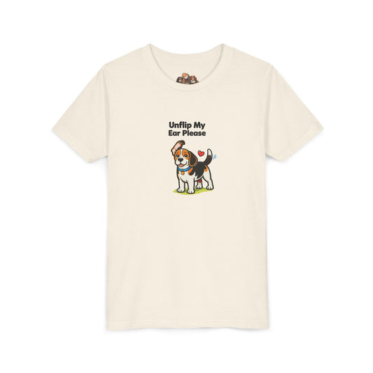 Unflip My Ear Please -- Youth Dog Lover Tee