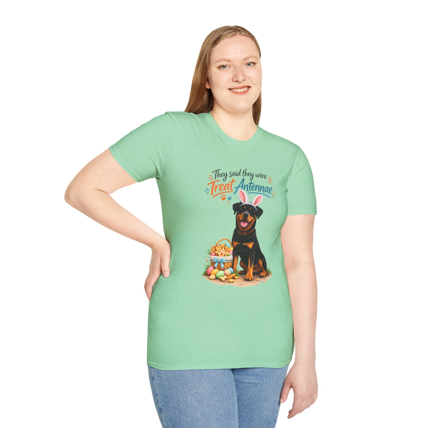 Rottweiler Treat Antennae™  – Easter Dog Lover Tee