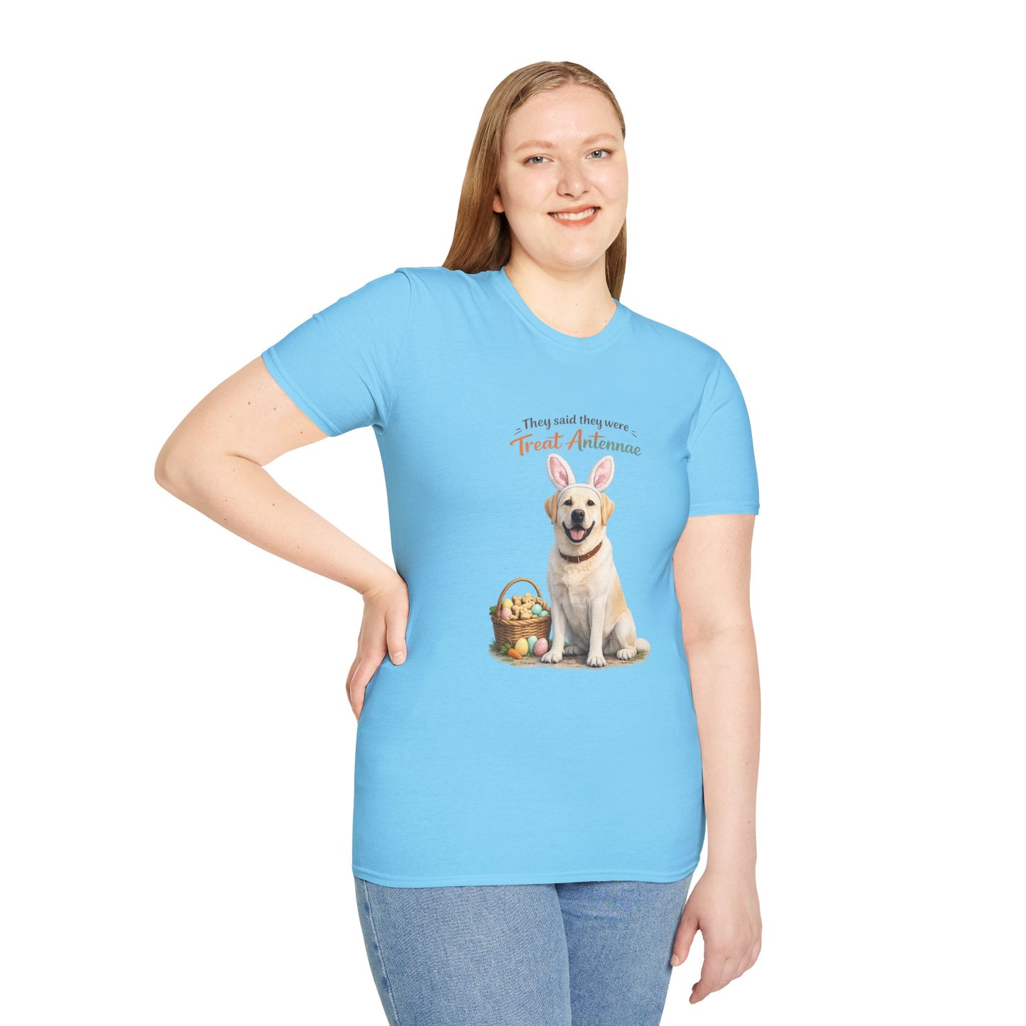 Yellow Lab Treat Antenna™ – Easter Yellow Lab Lover T-Shirt
