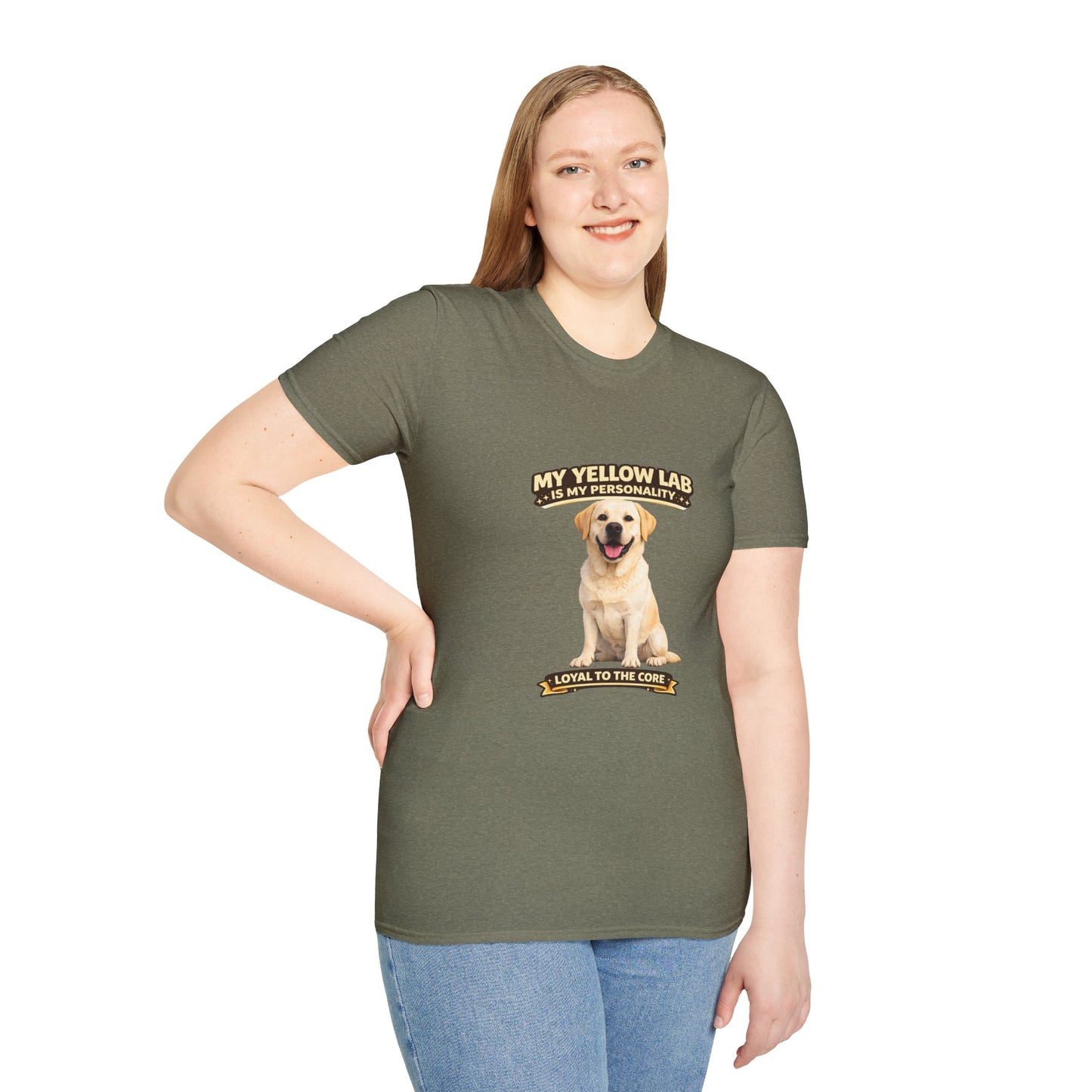 My Yellow Lab Is My Personality – Loyal To The Core – Personalized Dog Breed Shirt
