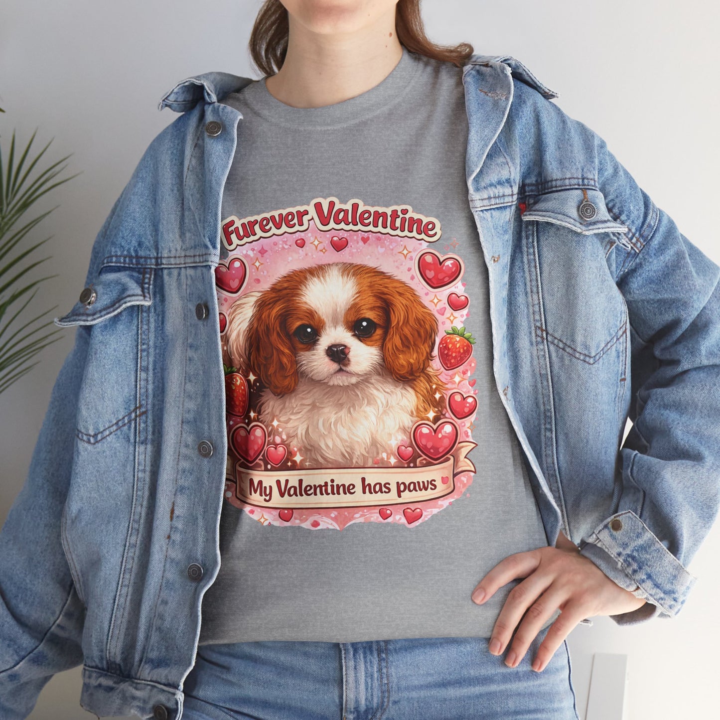 Furever Valentine - Puppy Love Has Paws – Pet Lover Valentine's Day T-Shirt