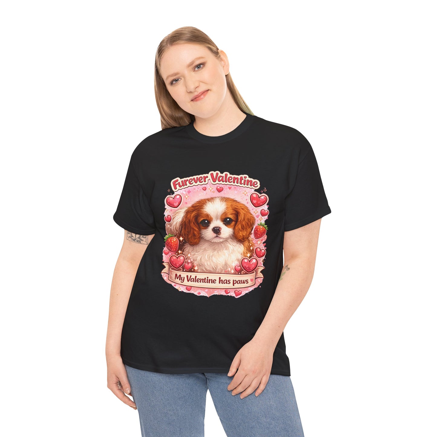 Furever Valentine - Puppy Love Has Paws – Pet Lover Valentine's Day T-Shirt