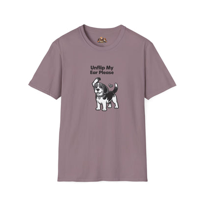 Unflip My Ear Please  —  Black And White Minimalist Family Collection For Adult Dog Lovers