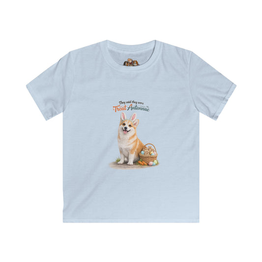 Corgi Treat Antennae™ — Youth Dog Lover Tee