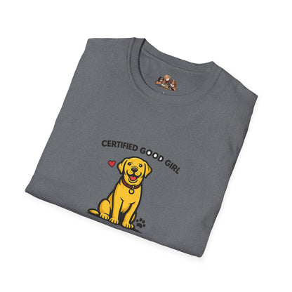 Certified Good Girl  —  Soft-Color Minimalist Family Collection For Adult Dog Lovers