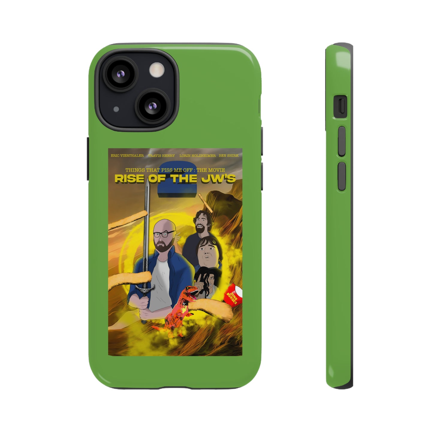 Rise Of The JW's Tough Phone Case (green)