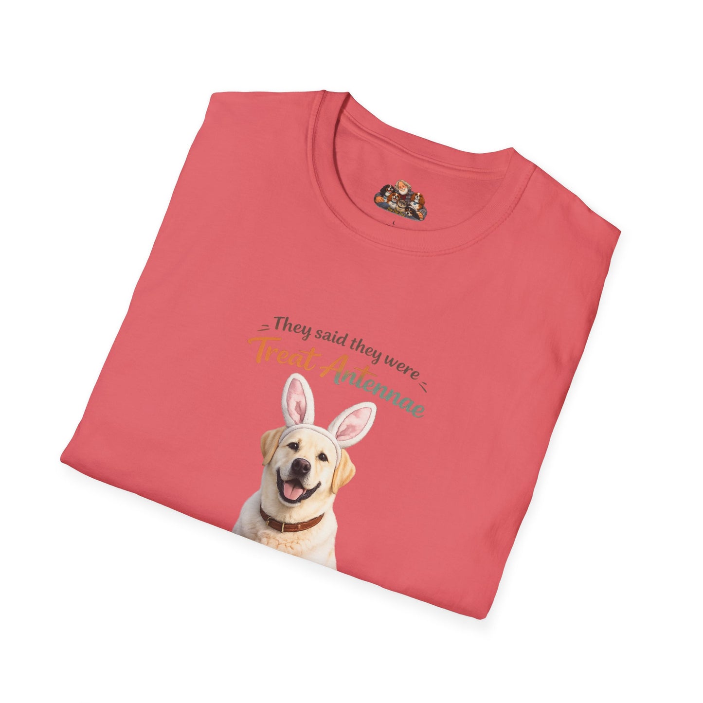 Yellow Lab Treat Antenna™ – Easter Yellow Lab Lover T-Shirt