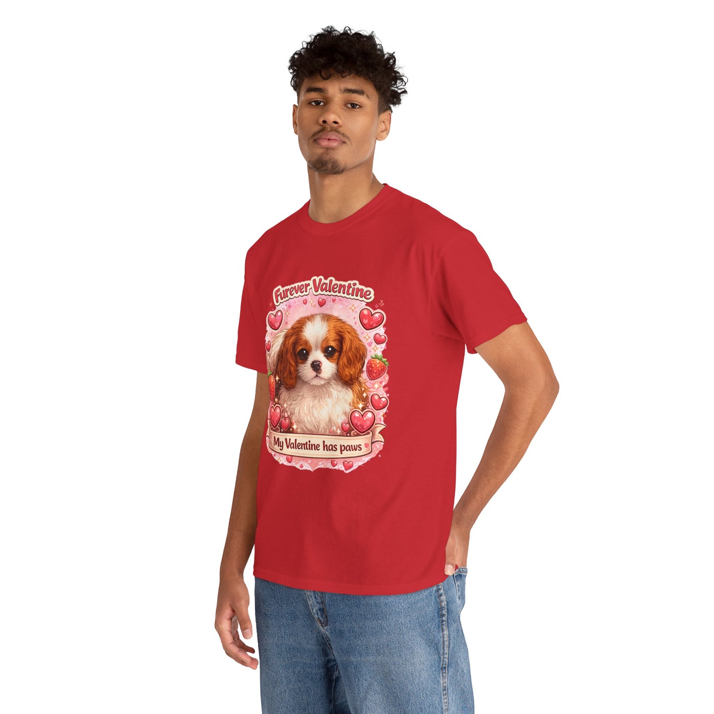Furever Valentine - Puppy Love Has Paws – Pet Lover Valentine's Day T-Shirt