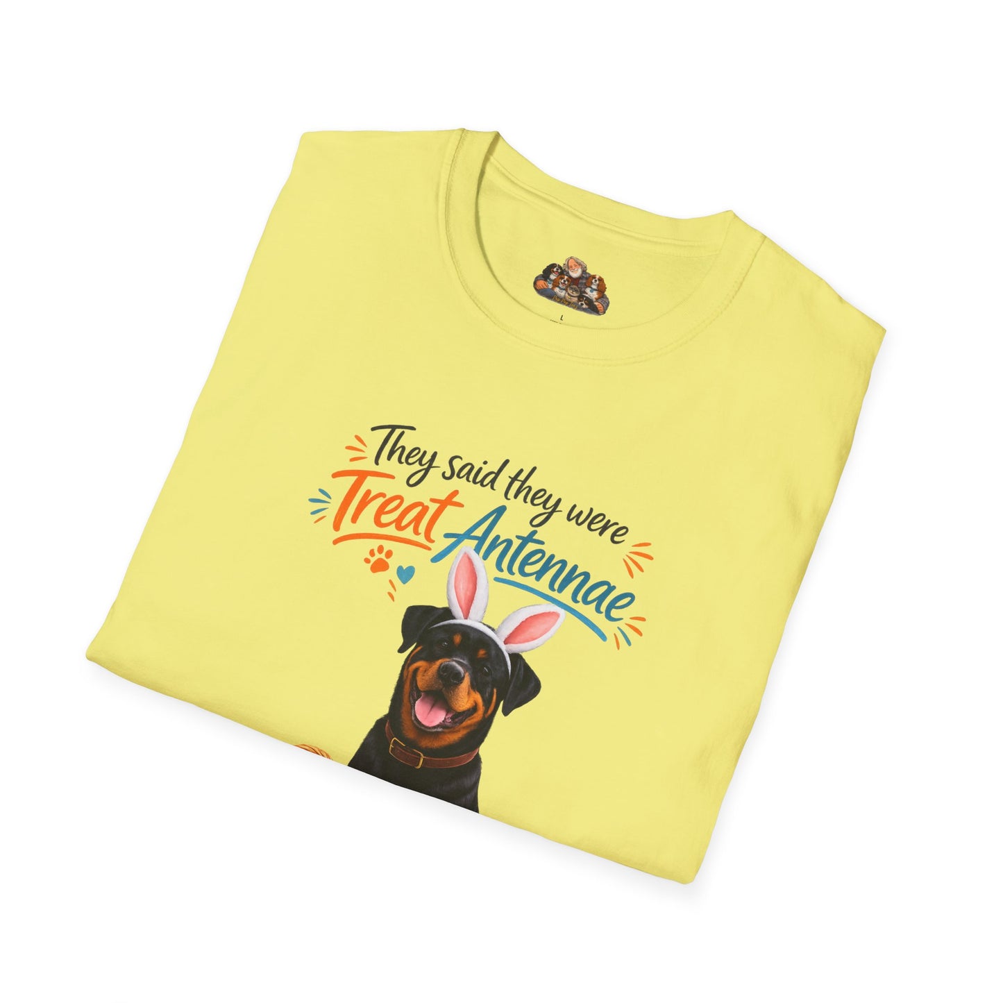 Rottweiler Treat Antennae™  – Easter Dog Lover Tee