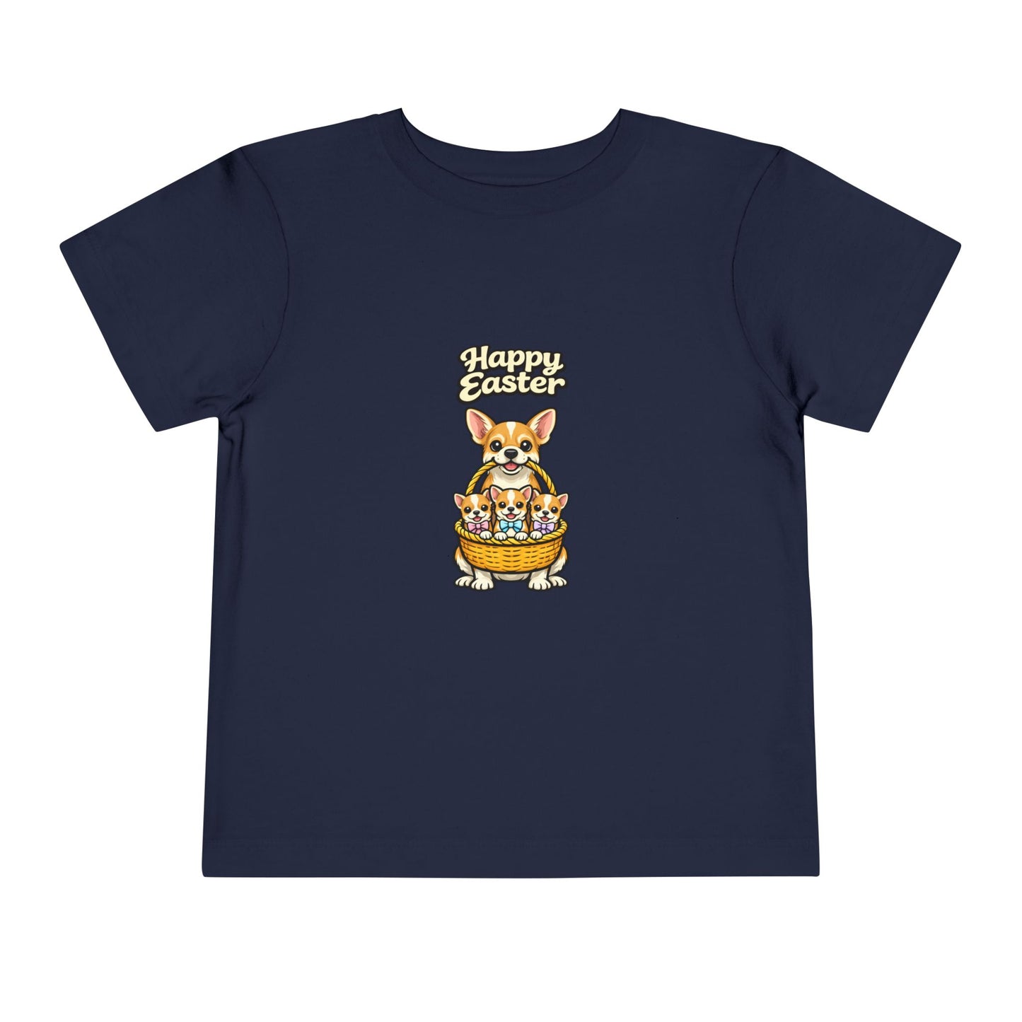 Chihuahua Family Happy Easter -- Toddler Dog Lover Tee