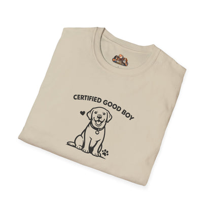 Certified Good Boy —  Black And White Minimalist Family Collection For Adult Dog Lovers