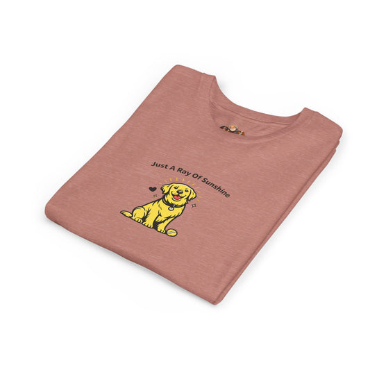 Just A Ray Of Sunshine -- Youth Dog Lover Tee