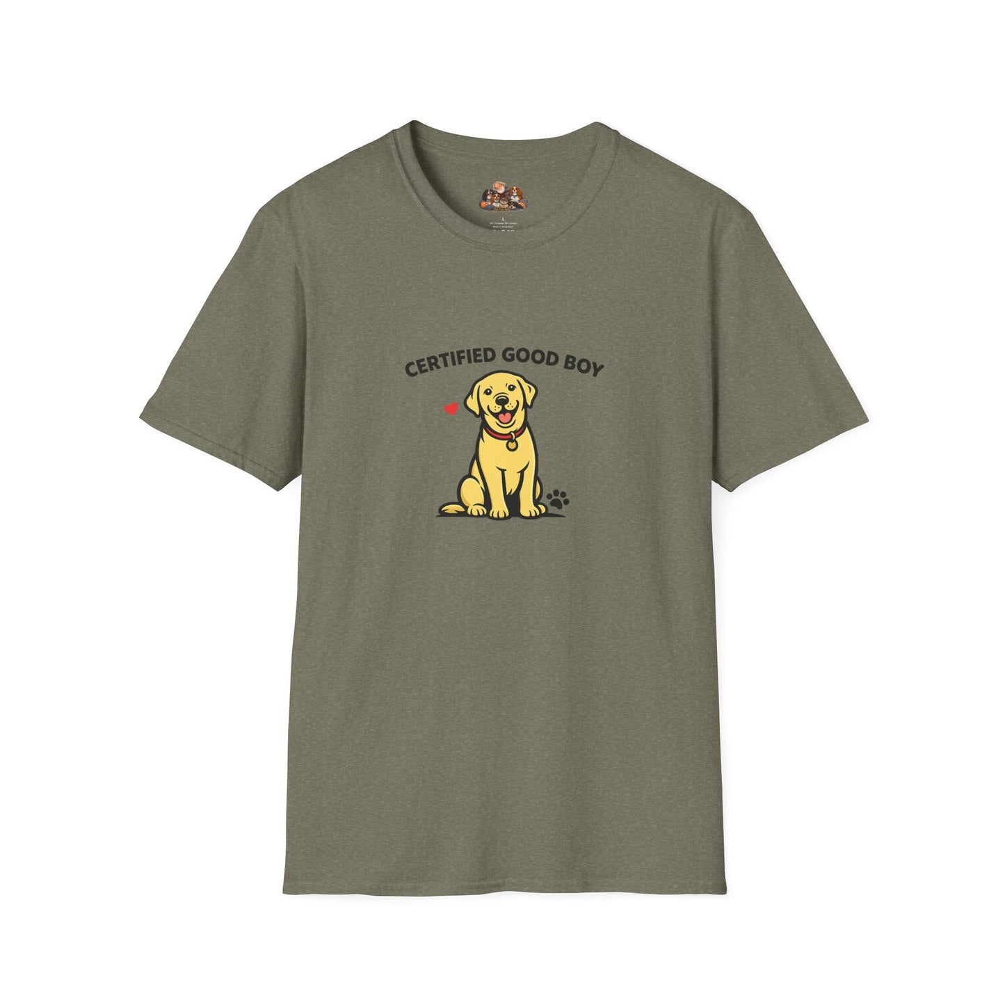 Certified Good Boy  —  Soft-Color Minimalist Family Collection For Adult Dog Lovers